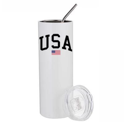 USA Flag Stainless Steel Tumbler