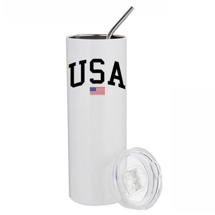 USA Flag Stainless Steel Tumbler