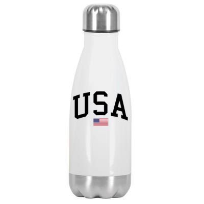 USA Flag Stainless Steel Insulated Water Bottle