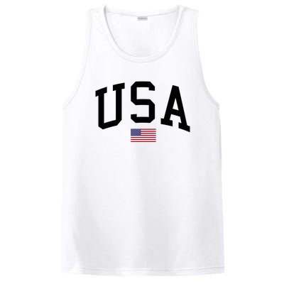 USA Flag PosiCharge Competitor Tank