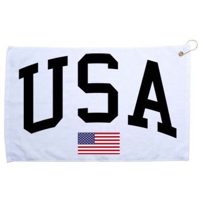 USA Flag Grommeted Golf Towel