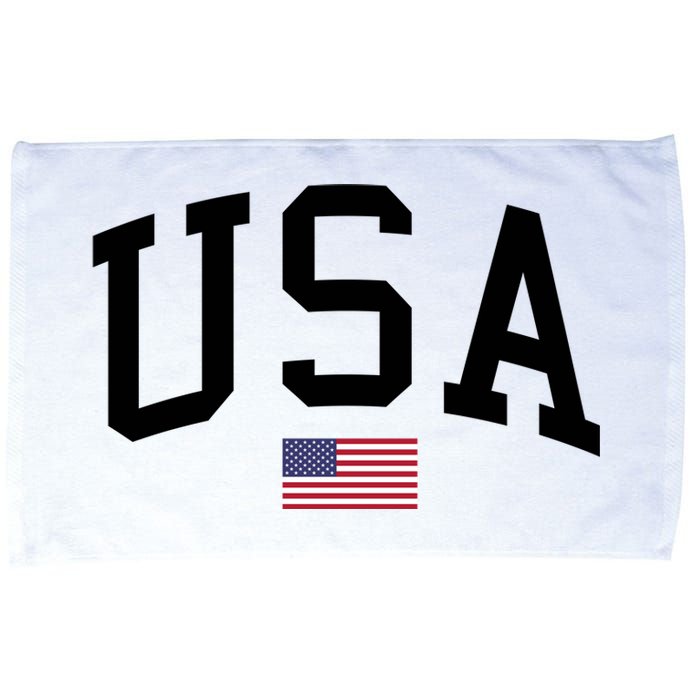 USA Flag Microfiber Hand Towel