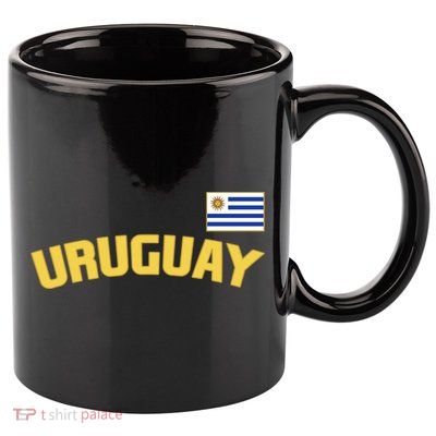 Uruguay Flag Uruguayan Pride International Country Funny Gift 11oz C Handle Ceramic Mug