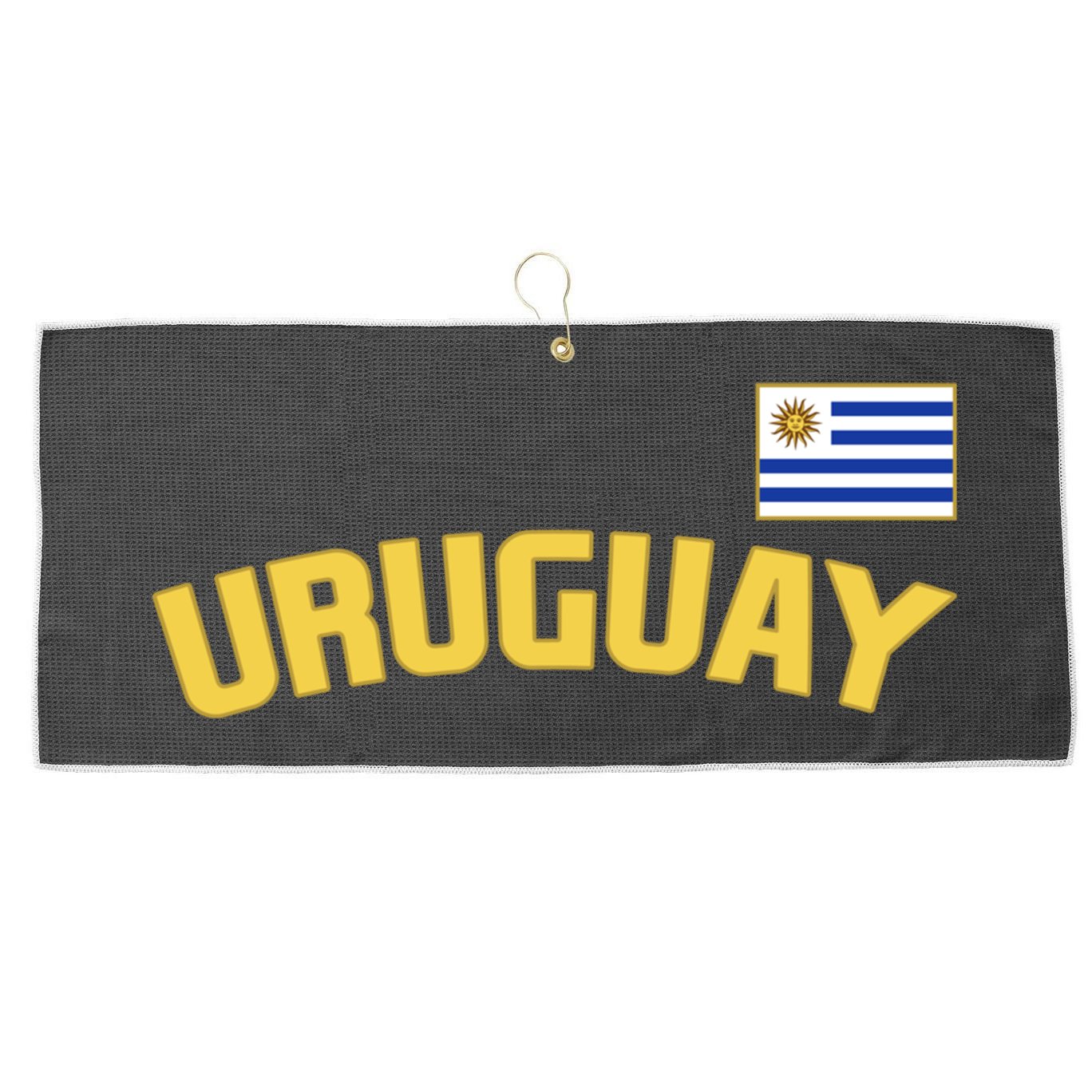 Uruguay Flag Uruguayan Pride International Country Funny Gift Large Microfiber Waffle Golf Towel