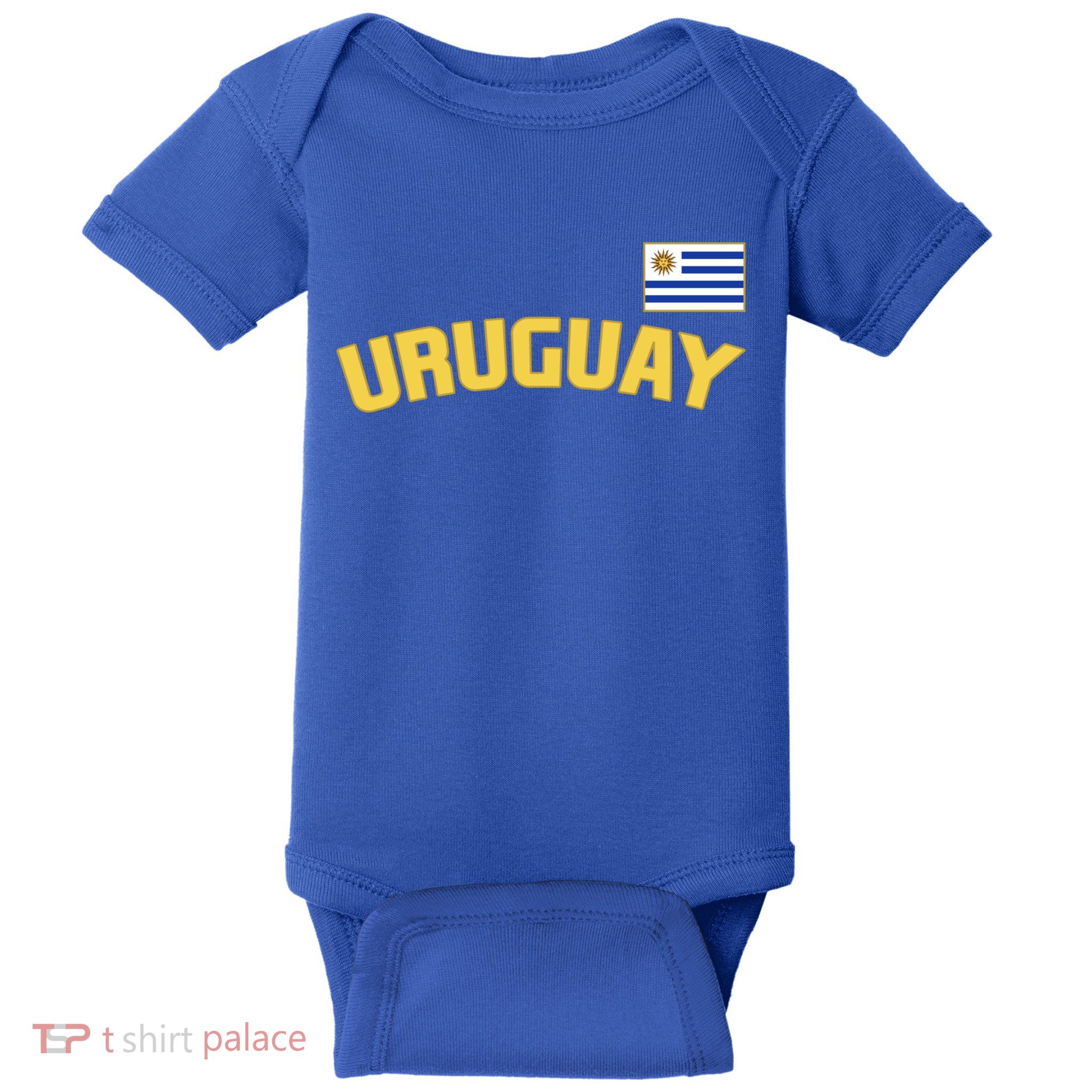 Uruguay Flag Uruguayan Pride International Country Funny Gift Baby Bodysuit