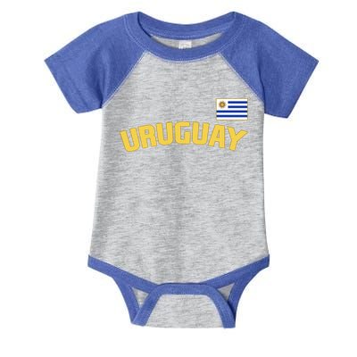 Uruguay Flag Uruguayan Pride International Country Funny Gift Infant Baby Jersey Bodysuit