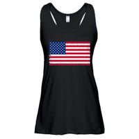 USA Flag Ladies Essential Flowy Tank