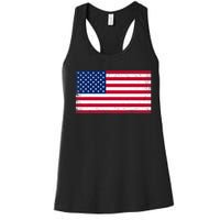 USA Flag Women's Racerback Tank