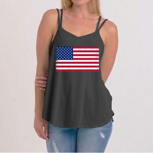 USA Flag Women's Strappy Tank