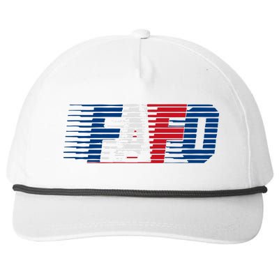 Usa Fafo Snapback Five-Panel Rope Hat