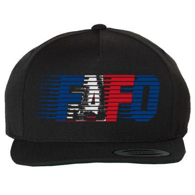 Usa Fafo Wool Snapback Cap