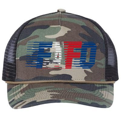 Usa Fafo Retro Rope Trucker Hat Cap