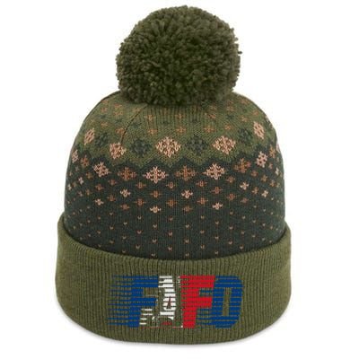 Usa Fafo The Baniff Cuffed Pom Beanie