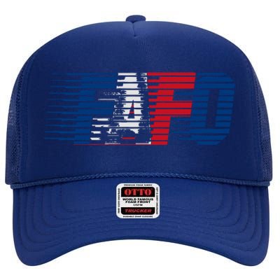 Usa Fafo High Crown Mesh Back Trucker Hat