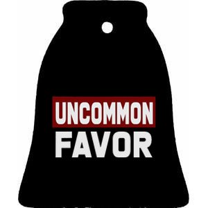 Uncomon Favor Ceramic Bell Ornament