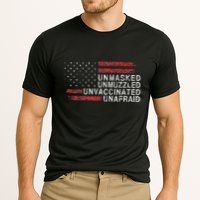 Us Flag Unmasked Unmuzzled Unvaccinated Unafraid Performance Shirt