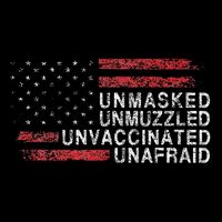 Us Flag Unmasked Unmuzzled Unvaccinated Unafraid Bag