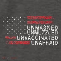 Us Flag Unmasked Unmuzzled Unvaccinated Unafraid Vector Backpack