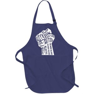 Unity Fist Full-Length Apron With Pockets