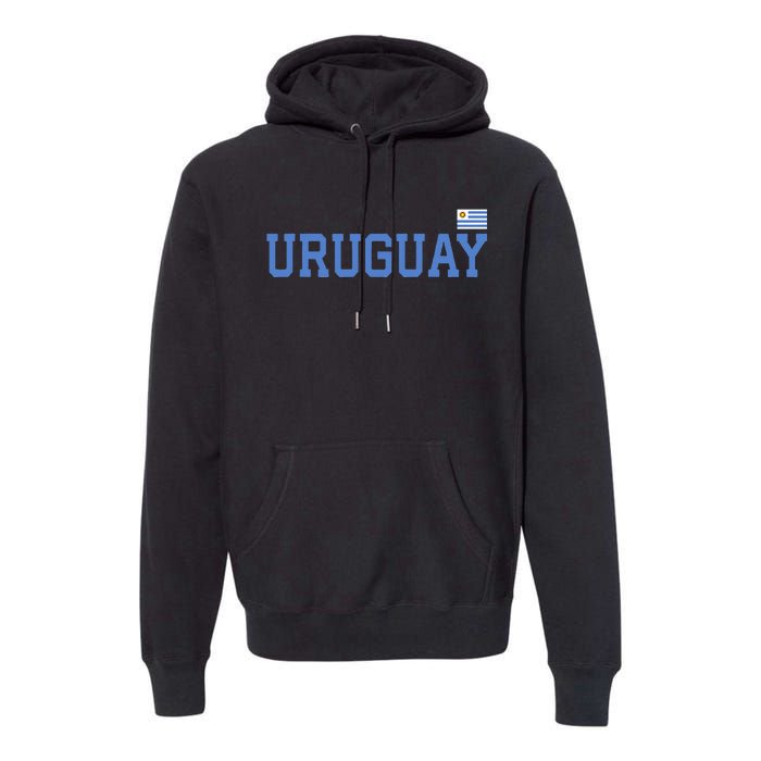 Uruguayuan Flag Uruguay Pride Roots Heritage Gift Premium Hoodie