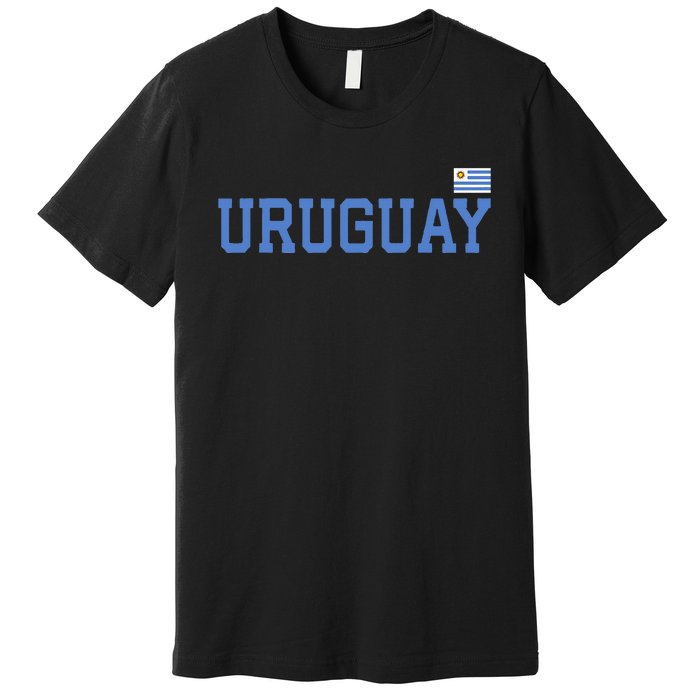 Uruguayuan Flag Uruguay Pride Roots Heritage Gift Premium T-Shirt