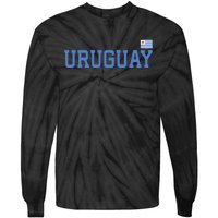 Uruguayuan Flag Uruguay Pride Roots Heritage Gift Tie-Dye Long Sleeve Shirt