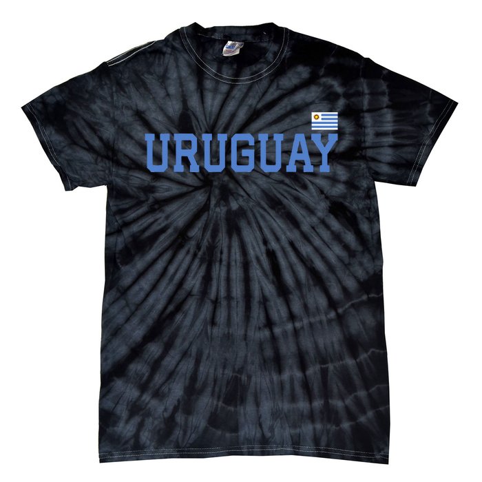 Uruguayuan Flag Uruguay Pride Roots Heritage Gift Tie-Dye T-Shirt