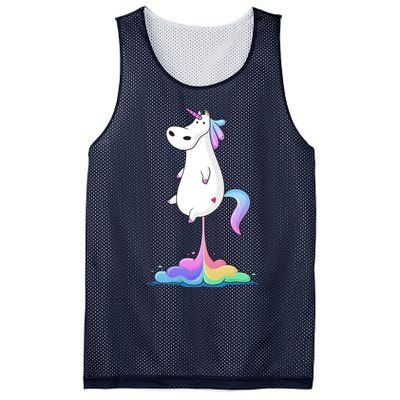 Unicorn Fart Mesh Reversible Basketball Jersey Tank