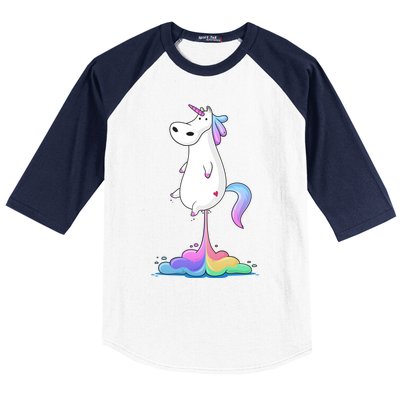 Unicorn Fart Baseball Sleeve Shirt