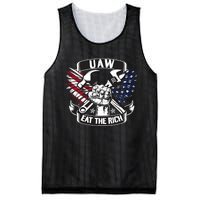 Us Flag Vintage Uaw Eat The Rich Uaw Strong Uaw Proud Union Mesh Reversible Basketball Jersey Tank