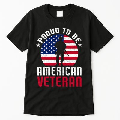 USA Flag Veteran Pride Tall T-Shirt