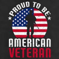 USA Flag Veteran Pride 11oz C Handle Ceramic Mug