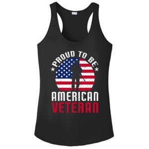 USA Flag Veteran Pride Ladies PosiCharge Competitor Racerback Tank