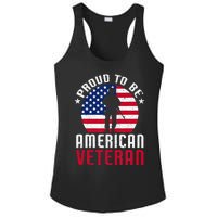 USA Flag Veteran Pride Ladies PosiCharge Competitor Racerback Tank