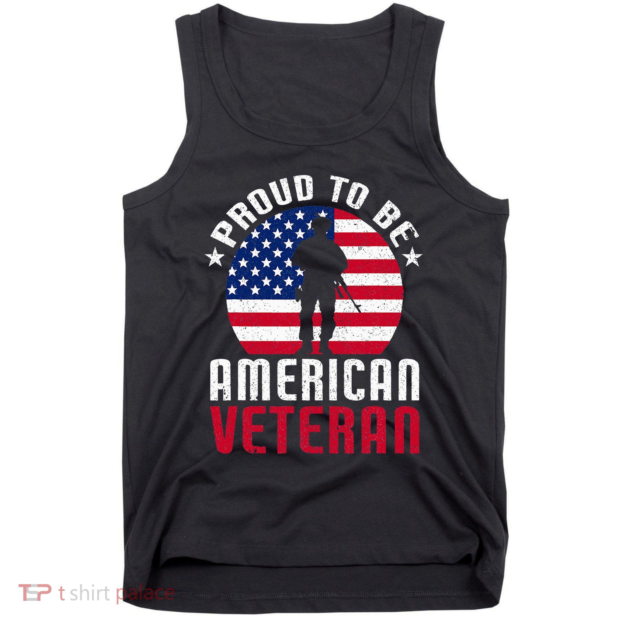 USA Flag Veteran Pride Tank Top