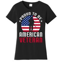 USA Flag Veteran Pride Women's T-Shirt