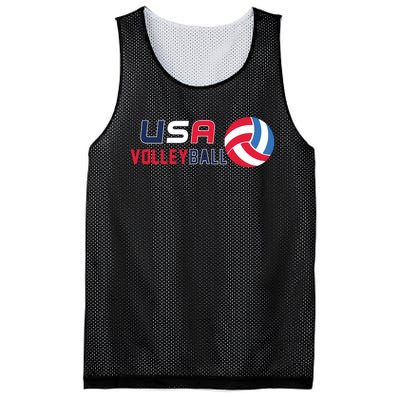 USA Flag Volleyball And Volleyball Mesh Reversible Basketball Jersey Tank