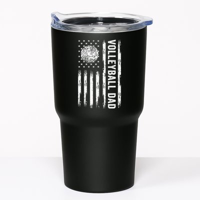 USA Flag Volleyball Dad Volleyball Game Day Vibes Tumbler