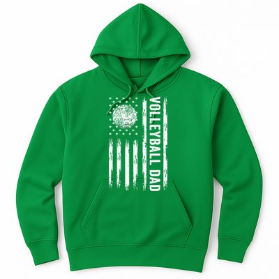 USA Flag Volleyball Dad Volleyball Game Day Vibes Hoodie