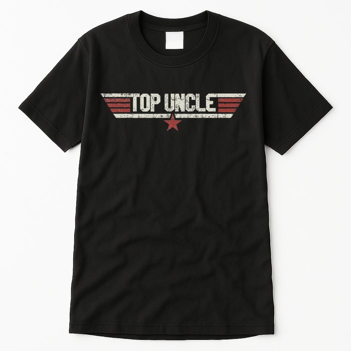 Uncle Funny Vintage 80's Gift Uncle 80s 1980 Tall T-Shirt