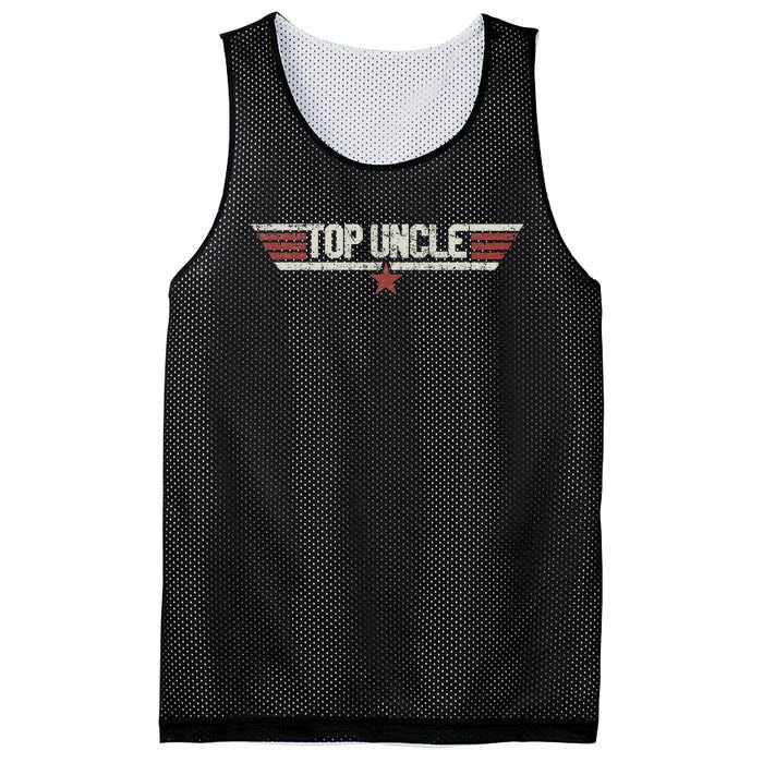 Uncle Funny Vintage 80's Gift Uncle 80s 1980 Mesh Reversible Basketball Jersey Tank