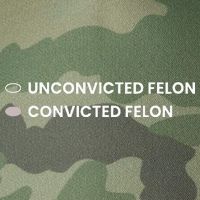 Unconvicted Felon Vs Convicted Felon Funny Ballot Paper Legacy Tie Dye Trucker Hat