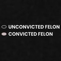 Unconvicted Felon Vs Convicted Felon Funny Ballot Paper Ladies PosiCharge Tri-Blend Wicking Tank
