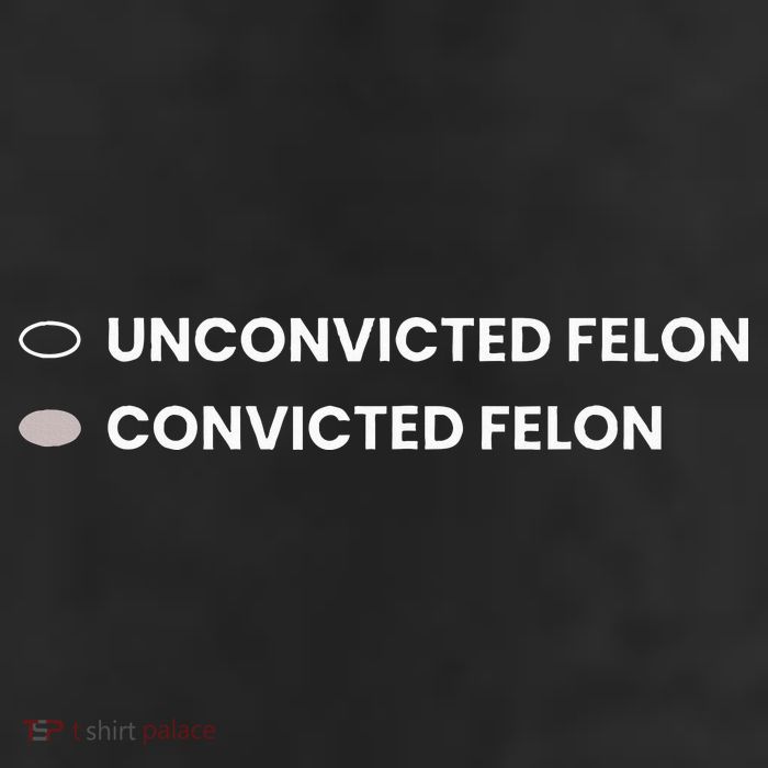 Unconvicted Felon Vs Convicted Felon Funny Ballot Paper Cool Comfort Performance Bucket Hat