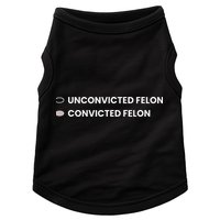 Unconvicted Felon Vs Convicted Felon Funny Ballot Paper Doggie Tank