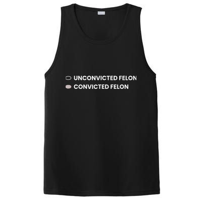Unconvicted Felon Vs Convicted Felon Funny Ballot Paper PosiCharge Competitor Tank