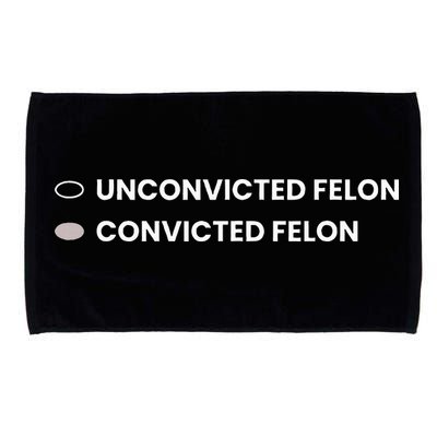 Unconvicted Felon Vs Convicted Felon Funny Ballot Paper Microfiber Hand Towel