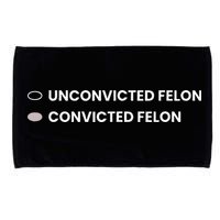 Unconvicted Felon Vs Convicted Felon Funny Ballot Paper Microfiber Hand Towel