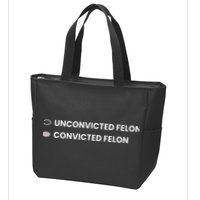 Unconvicted Felon Vs Convicted Felon Funny Ballot Paper Zip Tote Bag