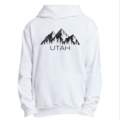 Utah For Women Utah Mountain Souvenir Gift Urban Pullover Hoodie